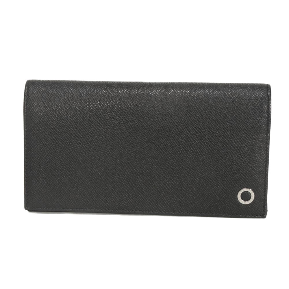 BVLGARI BB Man Large Wallet, Bulgari Grain Calf Leather, Blue, Bi-fold, RFID ...